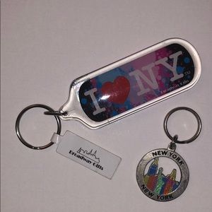KEYCHAINS - i ‘heart’ NY & New York New York